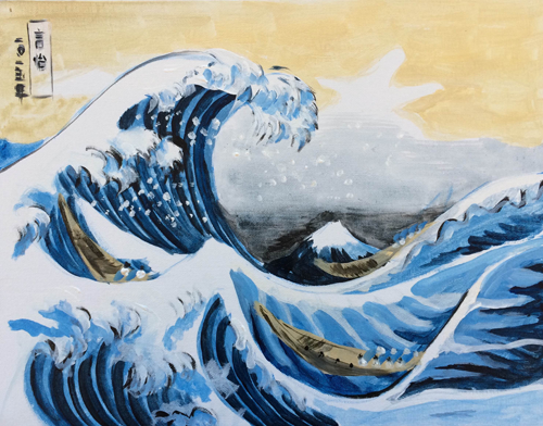 The Great Wave off Kanagawa | Yi Yan Art Academy